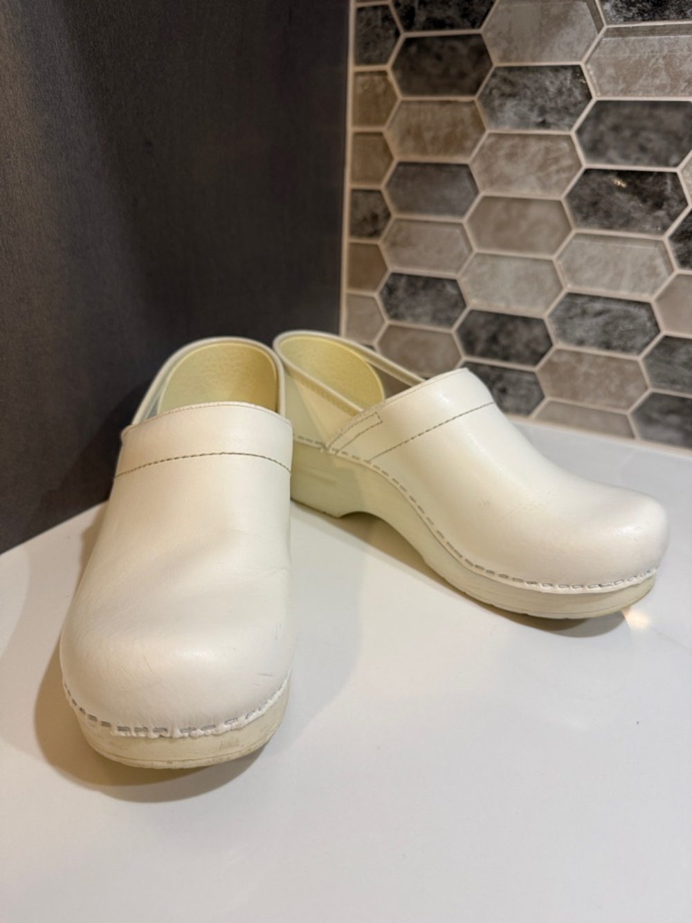 Dansko White Clog - Sz 37 or US 7